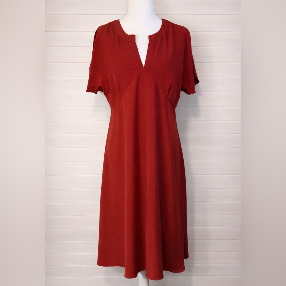 Banana Republic Size 8‎ Muted Red Elegant Women's Dress